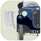 Austin Seven Opal 1934-36 Coaster 7